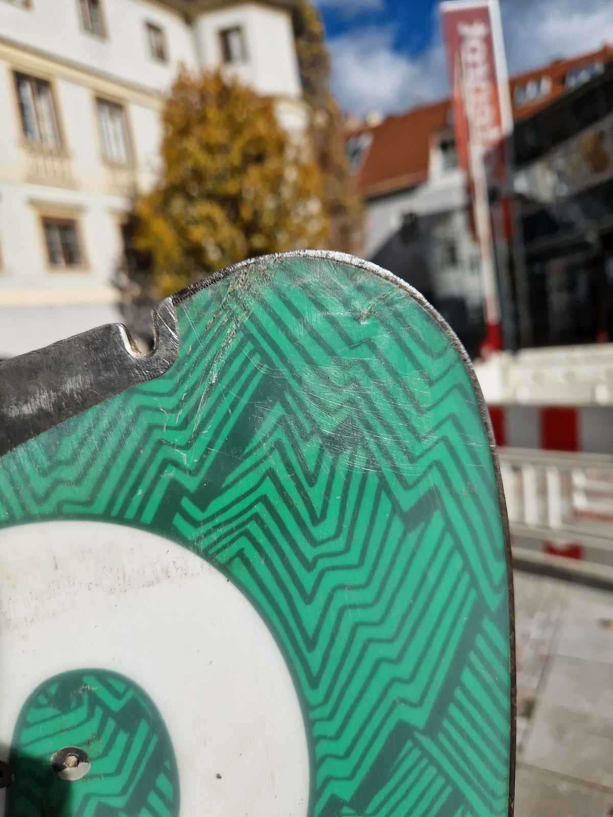 Snowboardkante raus